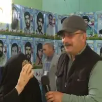 حضور خواهر شهید ۹۰ ساله دهلرانی در انتخابات 