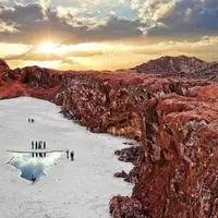 گنبد نمکی قم؛ زمینی شبیه به مریخ