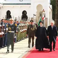 استقبال رسمی رئیس‌جمهور الجزایر از رئیسی