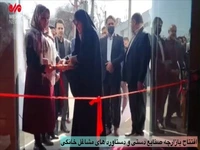 افتتاح بازارچه صنایع دستی و دستاوردهای مشاغل خانگی گلستان