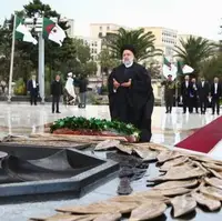 ادای احترام رئیسی به شهدای انقلاب الجزایر