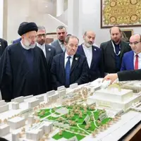 بازدید رئیس‌جمهور از مسجد جامع الجزایر