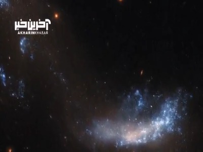 ‏تصویر تلسکوپ فضایی هابل از کهکشانِ UGC 5189A