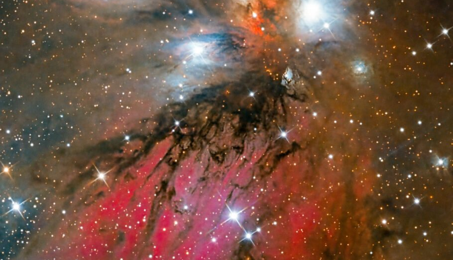 تصویر روز ناسا؛ NGC 2170، هنر انتزاعی سحابی فرشته
