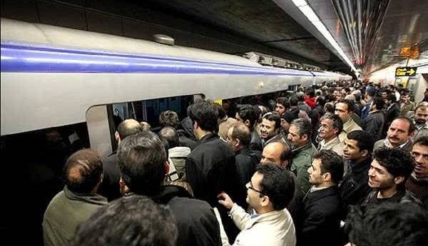 اختلال در خط 3 متروی تهران