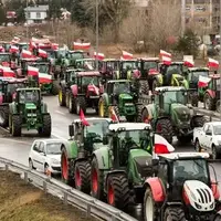 کشاورزان لهستانی گذرگاه‌ها به اوکراین را مسدود کردند