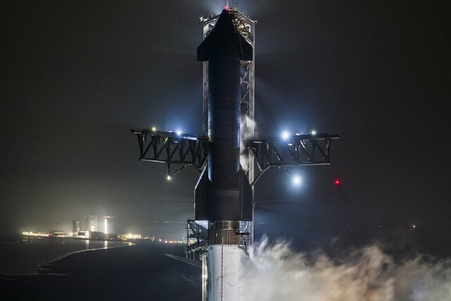 فیلمی از موشک بزرگ «استارشیپ» در آستانه پرواز آزمایشی سوم