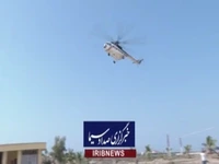 امدادرسانی هوایی به مناطق سیل‌زده سیستان و بلوچستان