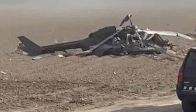 سقوط بالگرد نظامی آمریکا و کشته شدن 3 نیروی گارد مرزی
