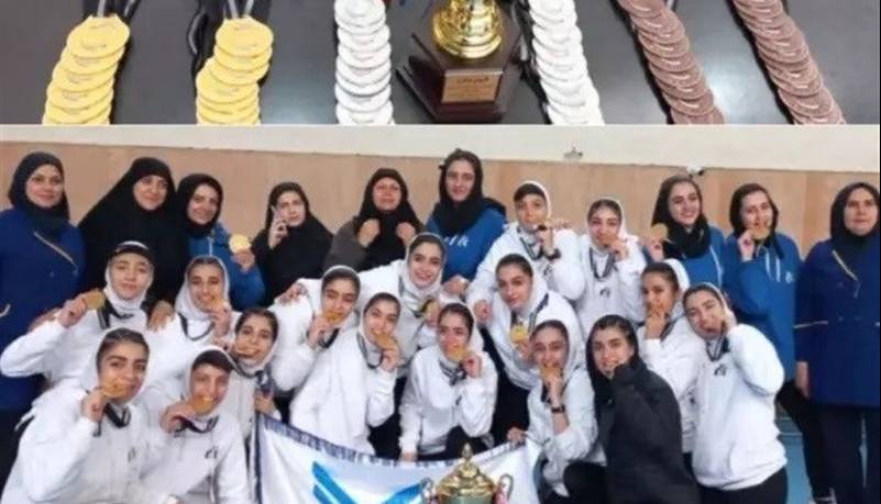 قهرمانی بانوان کبدی دانشگاه آزاد اسلامی در لیگ برتر باشگاه‌های کشور