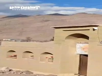 عمارتی قدیمی در شهر زیبا و باستانی «کوهبنان» در استان کرمان