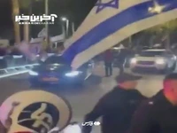 گرفتارشدن کاروان نتانیاهو در میان معترضان