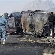 تصادف اتوبوس با تانکر در افغانستان ۲۱ قربانی گرفت