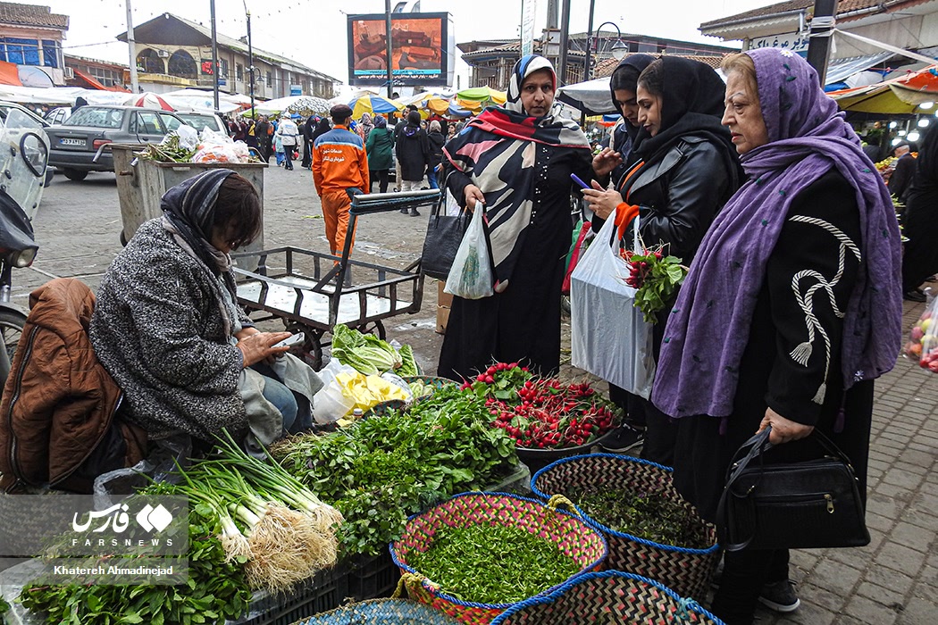 عکس/ بازار خرید شب عید در گیلان