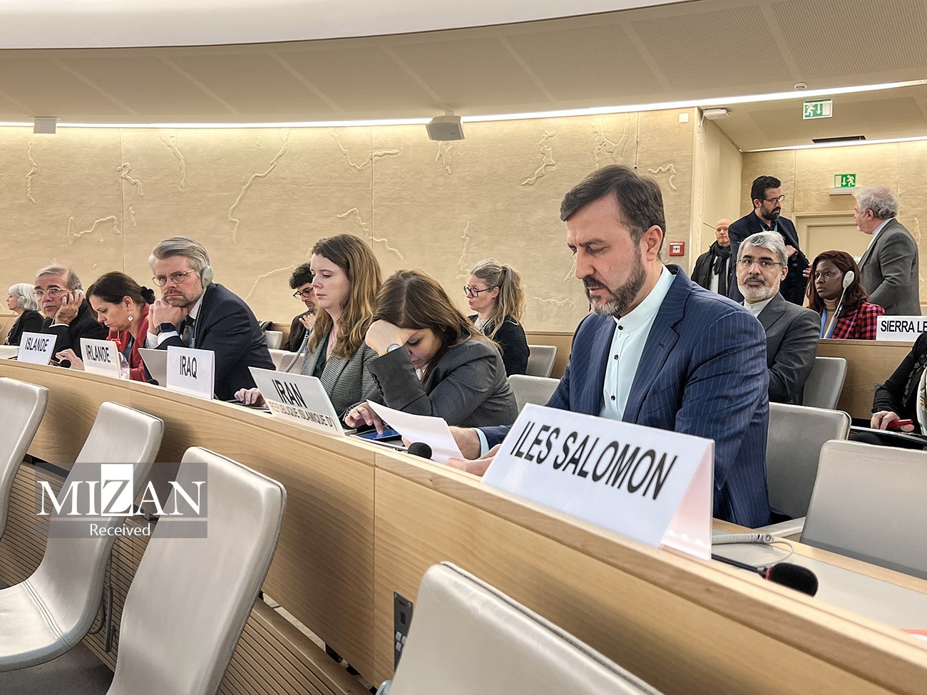 عکس/ هیئت ایرانی در نشست شورای حقوق بشر در ژنو