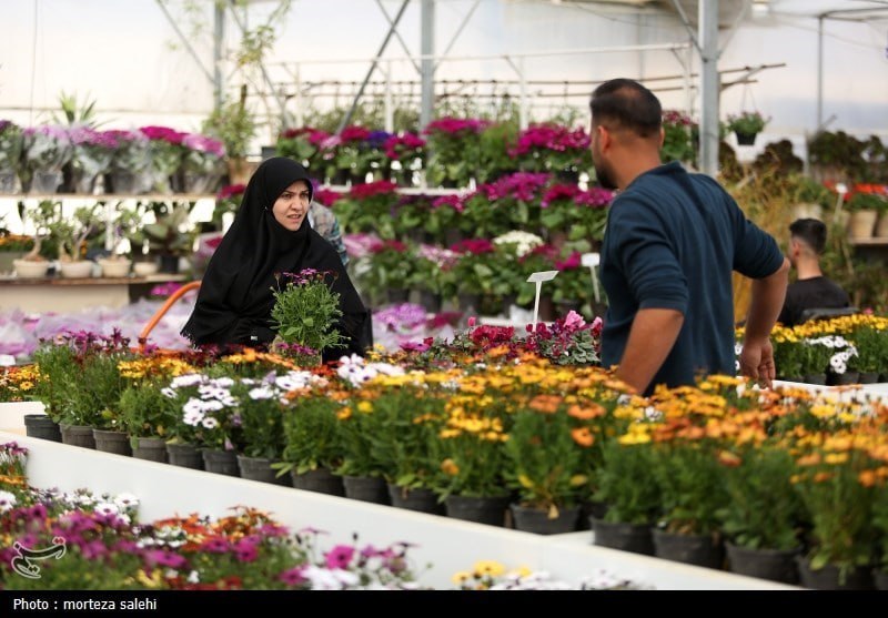 عکس/ بازار گل و گیاه اصفهان در آستانه نوروز