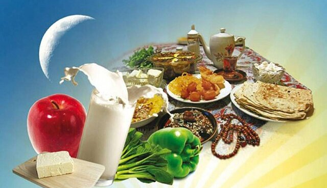 توصیه‌های رژیم غذایی برای افراد گرم‌مزاج در ماه رمضان