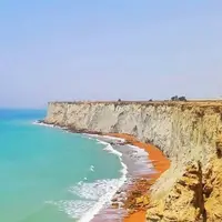 نمایی از ساحل زیبای «چانف» در سیستان و بلوچستان