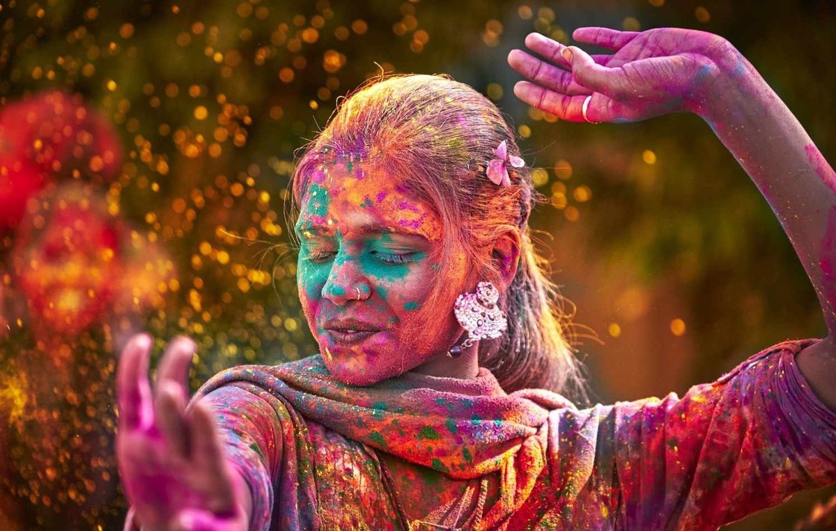 جشن رنگ در هند