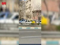 تصادف شدید پارس و ال‌۹۰ در محور بزرگراه شهیدسلیمانی و همت تهران