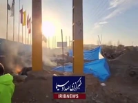 آتش‌سوزی پراید در بلوار آیت‌الله سعیدی تهران