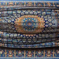 نقاشی فرش ایرانی توسط هنرمند اسپانیایی