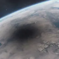 تصویر روز ناسا؛ نگاهی به زمین دچار گرفتگی