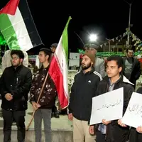 تجمع خودجوش دانشجویان و مردم اصفهان در حمایت از مردم مظلوم غزه