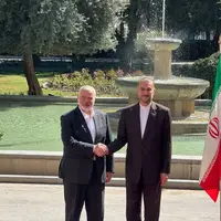 استقبال امیرعبداللهیان از اسماعیل هنیه در تهران