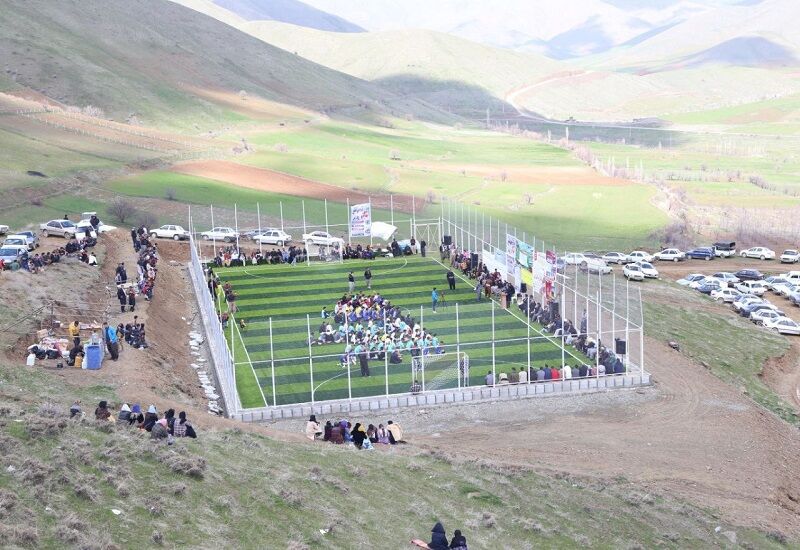 مسابقات فوتبال جام روستایی کوماسی مریوان آغاز شد