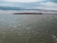 جزیره‌های دریاچه ارومیه در محاصره آب