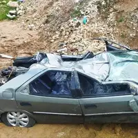 واژگونی مرگبار خودروی زانتیا