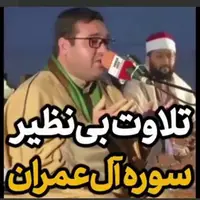  تلاوت آیات ۱۹۰ و ۱۹۱ سوره مبارکه آل عمران توسط سید محمدجواد حسینی