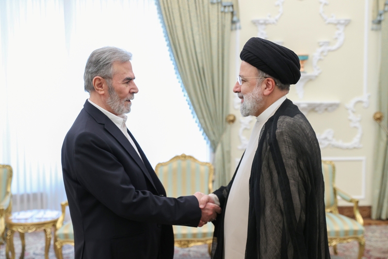عکس/ دیدار دبیرکل جنبش جهاد اسلامی فلسطین با رئیس جمهور