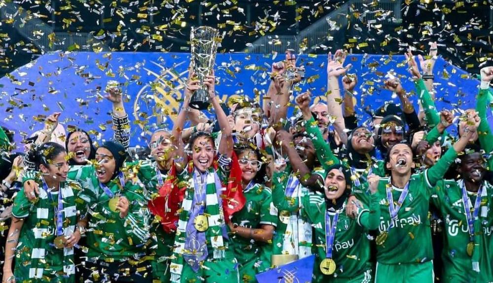 الاهلی قهرمان جام حذفی فوتبال زنان عربستان شد