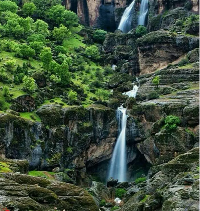 آبشارهای مخمل‌کوه خرم‌‌آباد