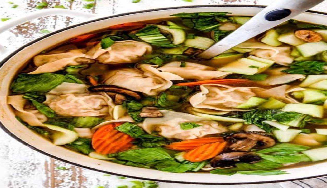 طرز تهیه سوپ ونتون یکی از محبوب‌ترین غذا‌های چینی
