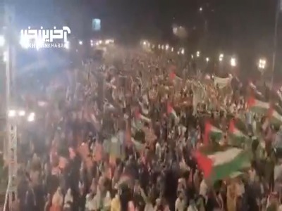 تظاهرات ده‌ها هزار نفری مردم پاکستان در حمایت از غزه