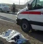 تصادف مرگبار با عابر پیاده در جاده محلات ـ خمین