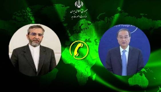 رایزنی «دنگ لی» و علی باقری؛ تاکید چین بر حمایت قاطع از تمامیت ارضی ایران