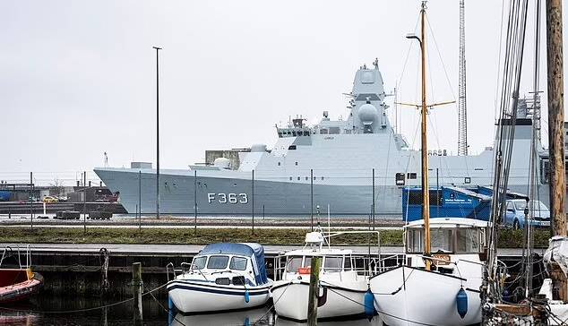موشک نیروی دریایی دانمارک از کنترل خارج شد