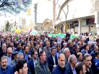استان اردبیل یکپارچه فریاد «مرگ بر اسرائیل» سر داد