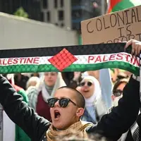راهپیمایی مردم فنلاند برای حمایت از غزه