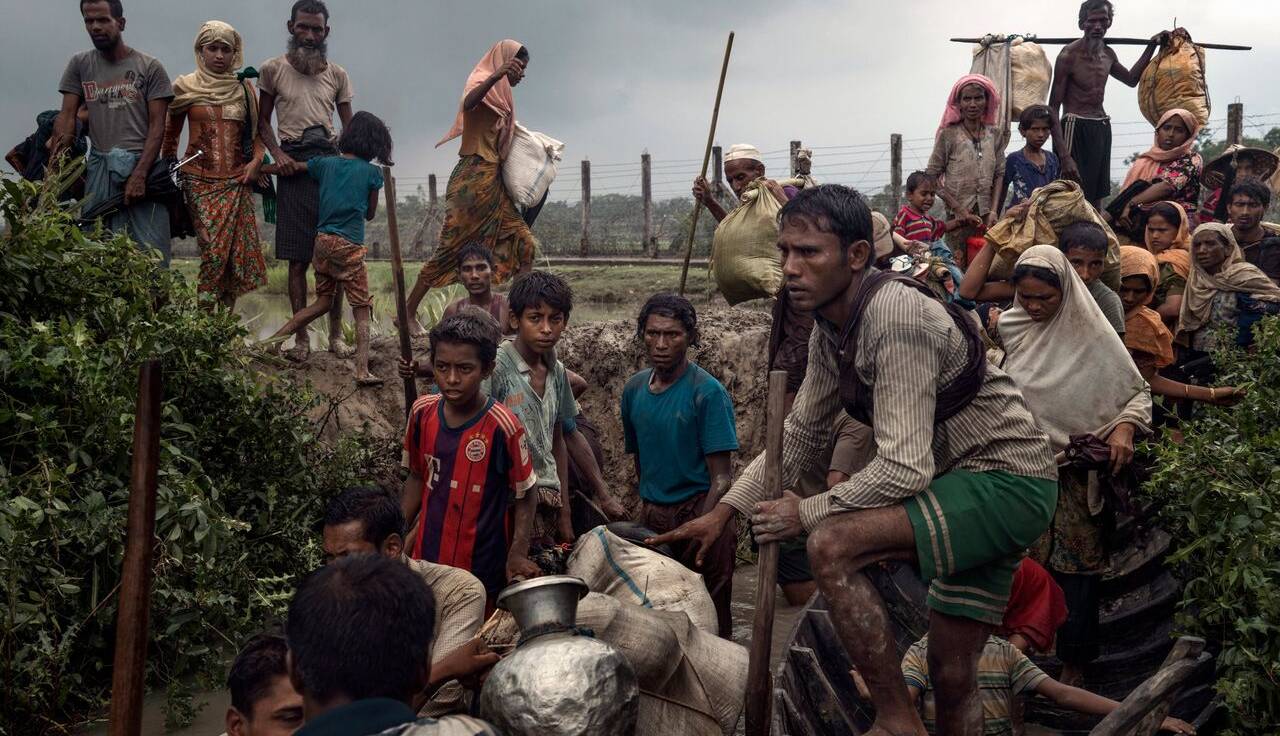 استفاده ارتش میانمار از مردم روهینگیا برای مقابله با شورشیان