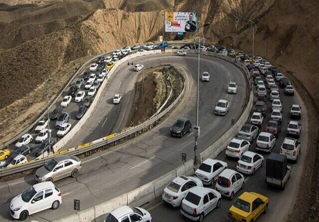 محدودیت تردد در محور چالوس و آزادراه تهران _شمال