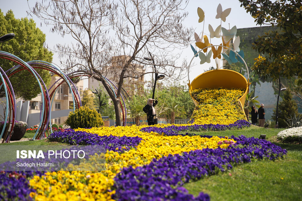 عکس/ باغ گل‌های مشهد