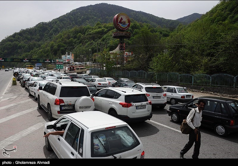 جاده هراز قفل شد؛ ترافیک فوق سنگین در خروجی شرق ‌تهران