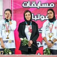 صحبت های مادر زنده‌یاد ملیکا محمدی در حاشیه جشن قهرمانی تیم خاتون 
