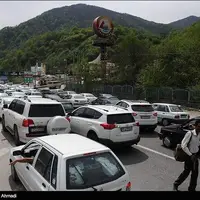 جاده هراز قفل شد؛ ترافیک فوق سنگین در خروجی شرق ‌تهران