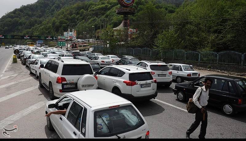 جاده هراز قفل شد؛ ترافیک فوق سنگین در خروجی شرق تهران